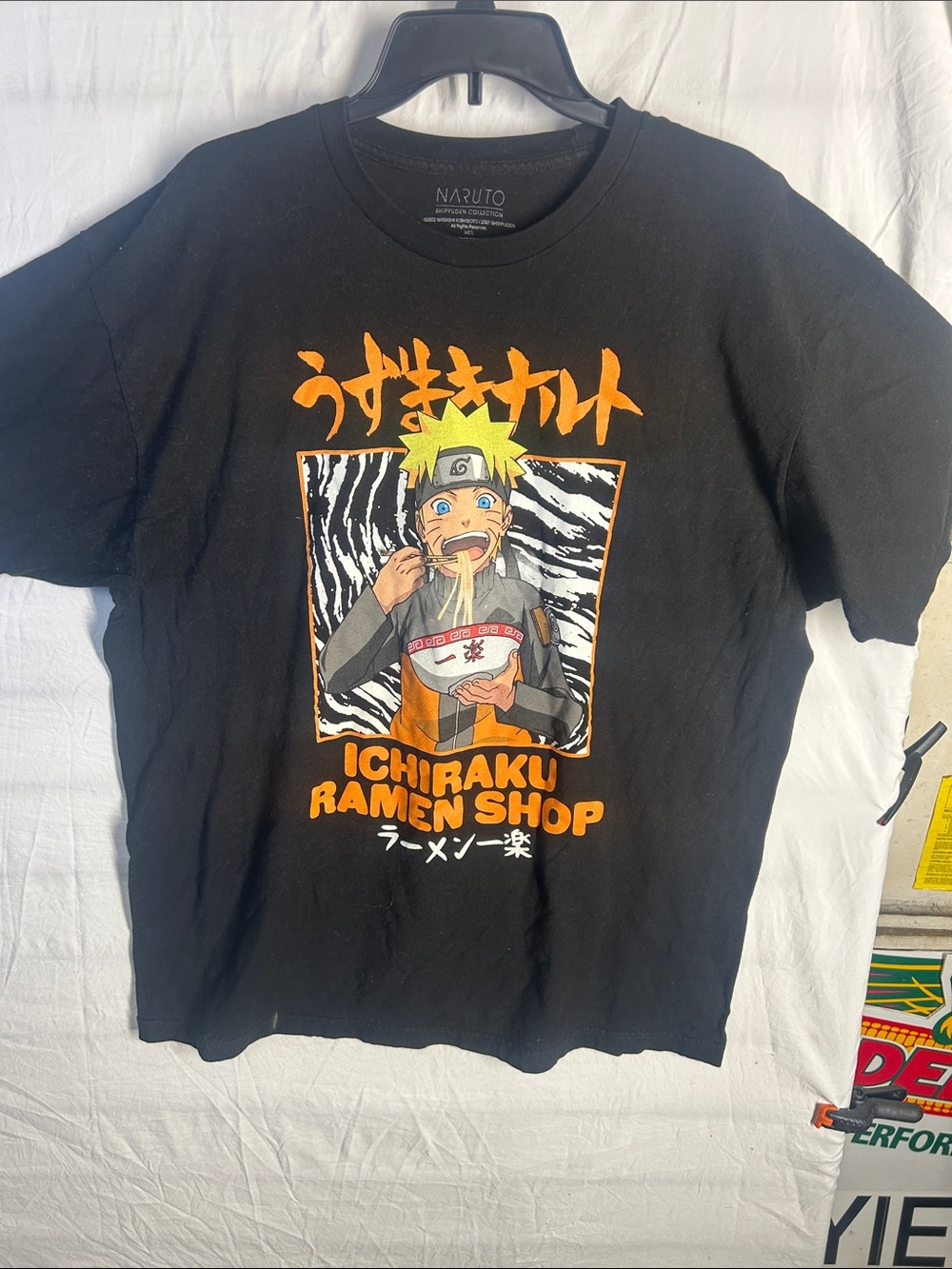 Naruto Ichiraku Ramen Shop Graphic Tee - Black